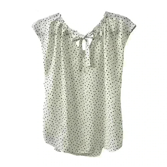 Lauren Conrad Blouse Bundle, Size S, Polka Dot, Floral, short Sleeve - Picture 6 of 14